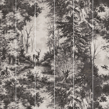 Фотопанно Linen House Forest/black 302751